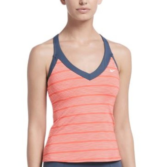Sporty Women's Nike Tankini Vneck Top - Picture 3 of 8